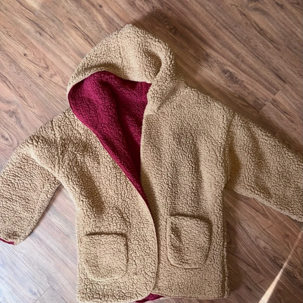 Reversible Teddy Coat - Picture 1 of 2